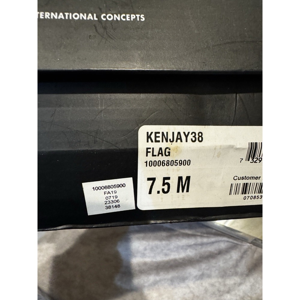 Inc‎ Kenjay D'Orsay Stiletto Heels World Flag International Pumps Size 7.5 - Picture 9 of 9